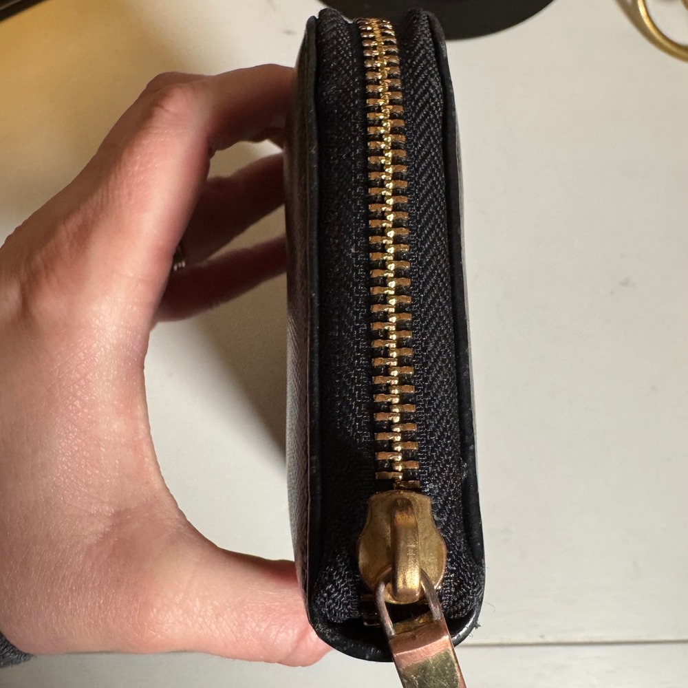 Tory Burch Black Saffiano Leather Zip Around Continental Wallet - Picture 3 of 7
